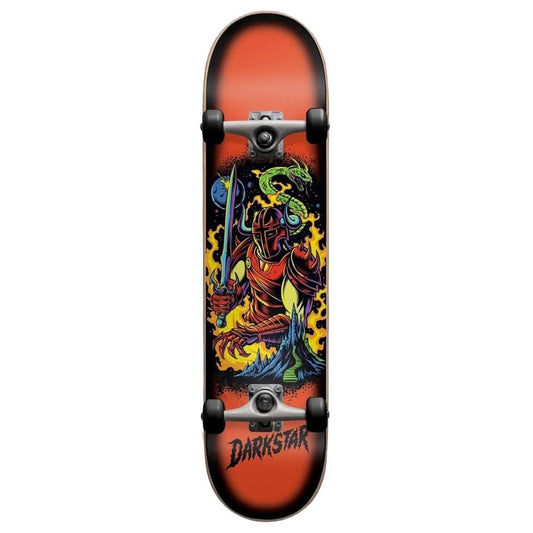 Darkstar Blacklight FP Factory Complete Skateboard Soft Wheels Orange 8"