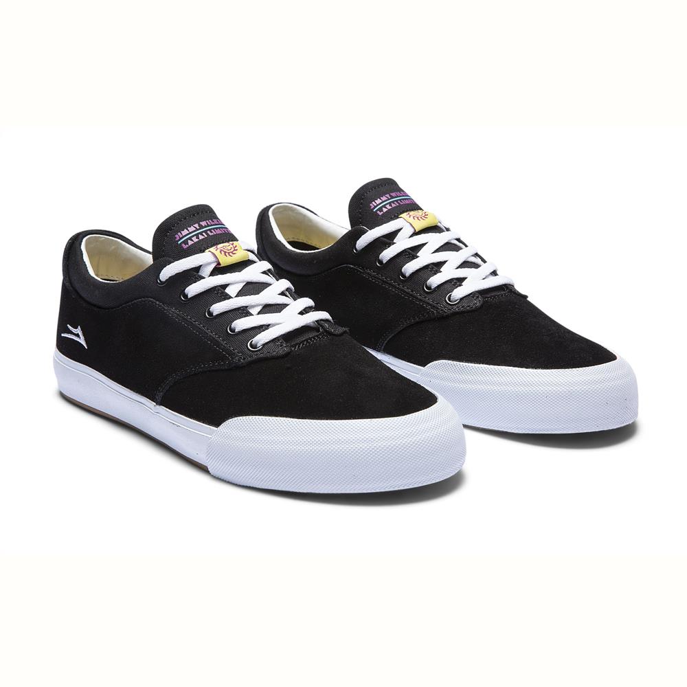 Black suede skate shoes on sale