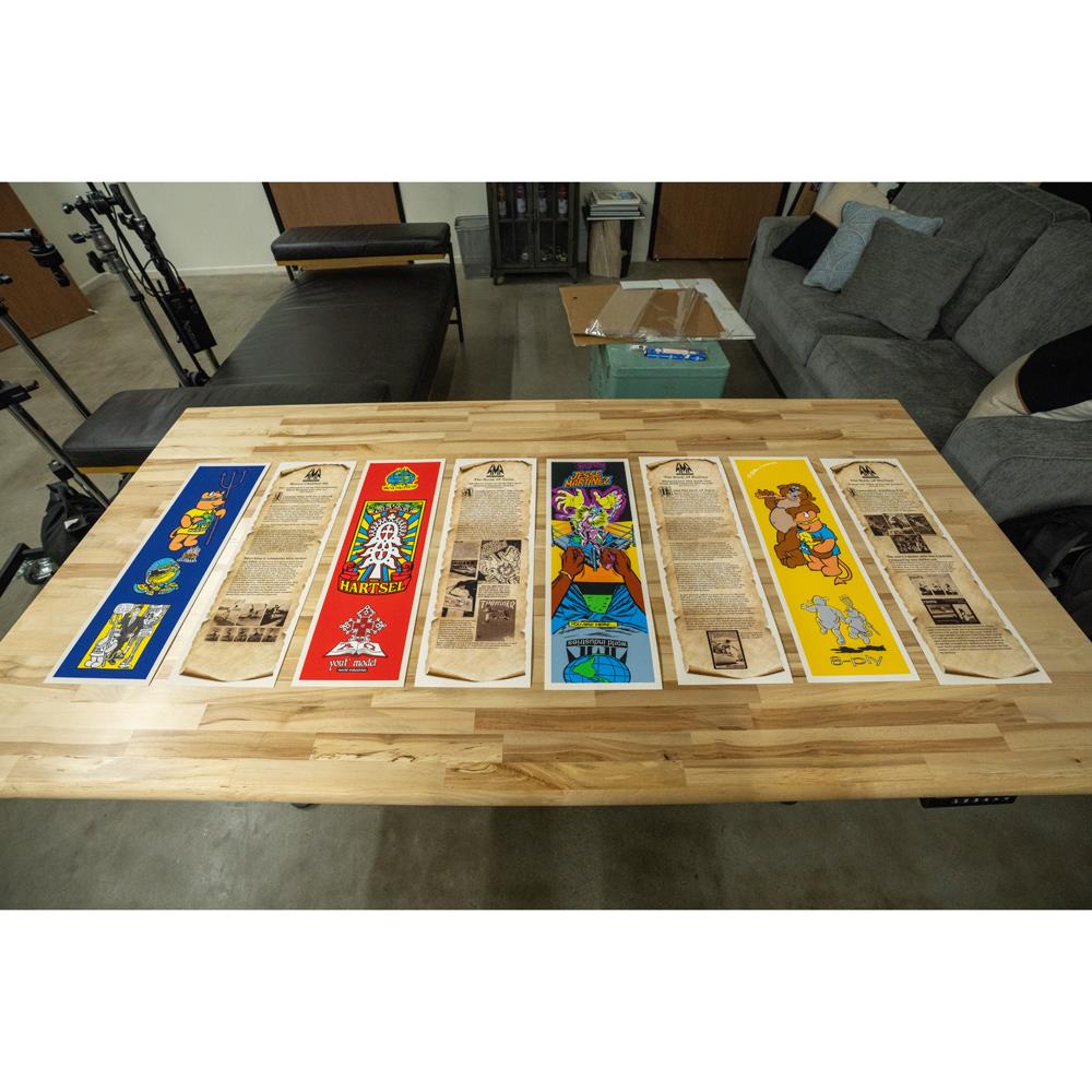World Industries 1 Of 100 LTD Edition Signed Certificate Jesse Martinez Rock'em Sock'em Screen Printed Deck Multi 10.126'