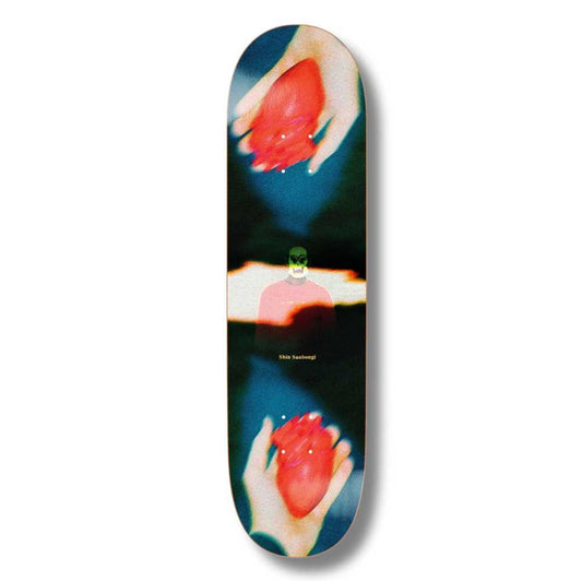 Polar Skateboards Shin Sanbongi Heart In Hand Skateboard Deck 8.25"