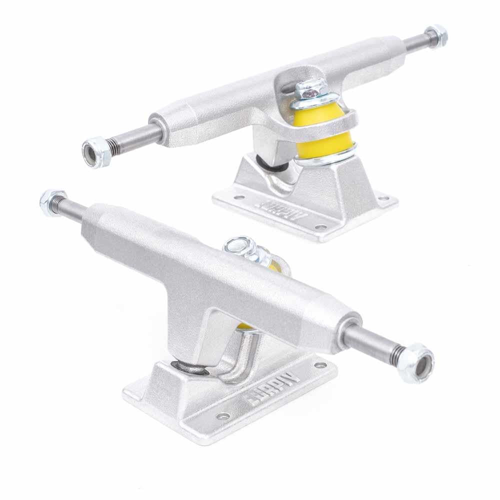 Lurpiv Skateboard Trucks Polished Pair 160mm