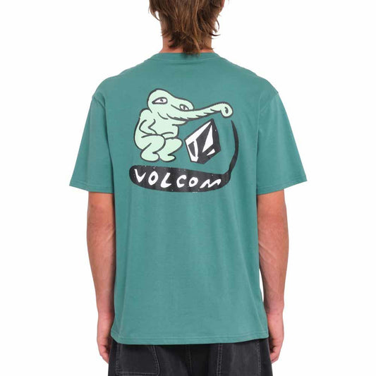 Volcom Santi Stoned BSC T-Shirt Sea Green