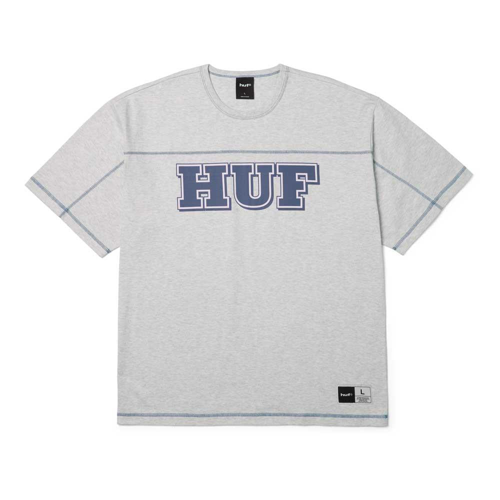 Huf Legacy Football Tee Heather Grey