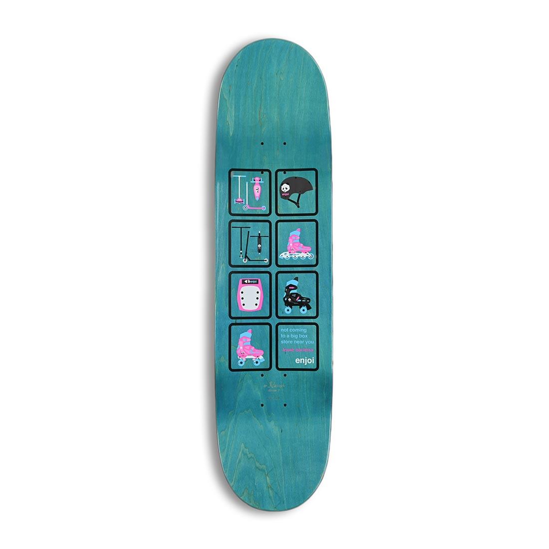 Enjoi Big Box Roller Blades R7 Skateboard Deck Orange 8.5''