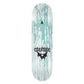 Creature Skateboard Deck Baekkel BLKMTL (UV Activated) White  Black 8.6"