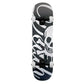 Death Script Complete Skateboard Black White Popsicle 2 Square Nose 8.25"