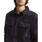 Volcom Bowered Fleece Longsleeve Shirt Jacket Dark Purple