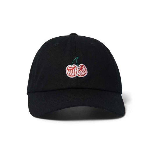 Huf Cherries 6 Panel CV Hat Black