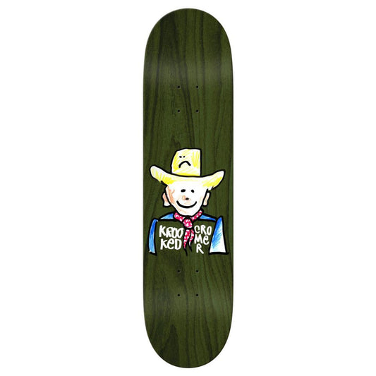 Krooked Skateboard Deck Cromer Desperado Assorted Wood Stains 8.06 "