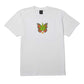 Huf Green Budderfly T-Shirt White