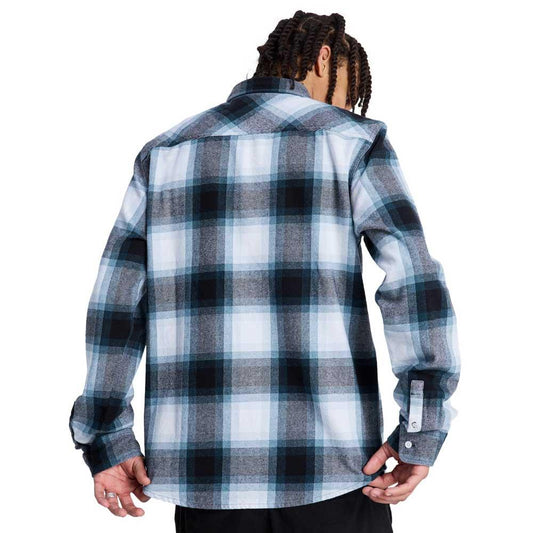 DC Shoe Co Marshal Flannel Shirt Storm Blue