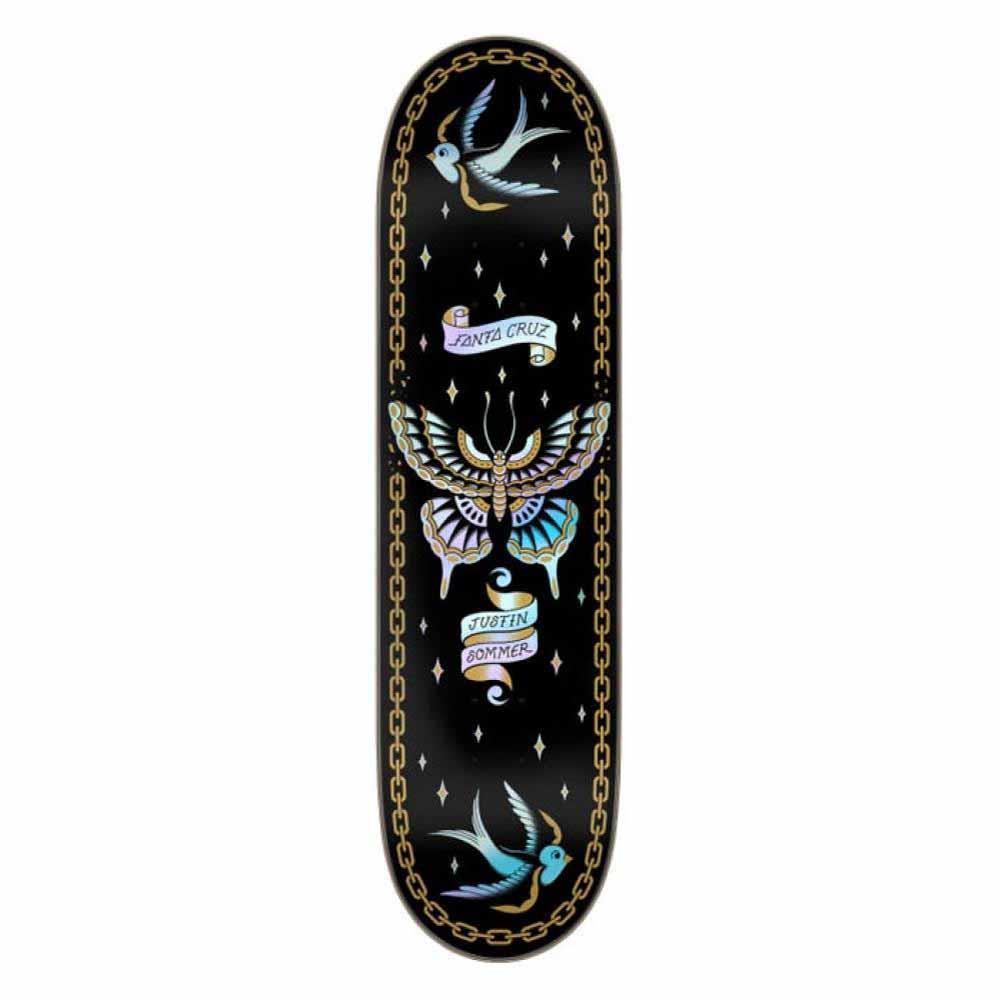 Santa Cruz Skateboard Deck Sommer Butterfly Black/Multi 8"