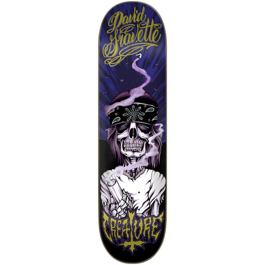 Creature Gravette Hippie Skull 20th Pro Skateboard Deck Assorted 8.3"