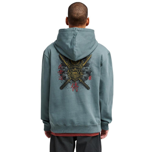 RVCA Bushido Pullover Hooded Sweatshirt Balsam Green
