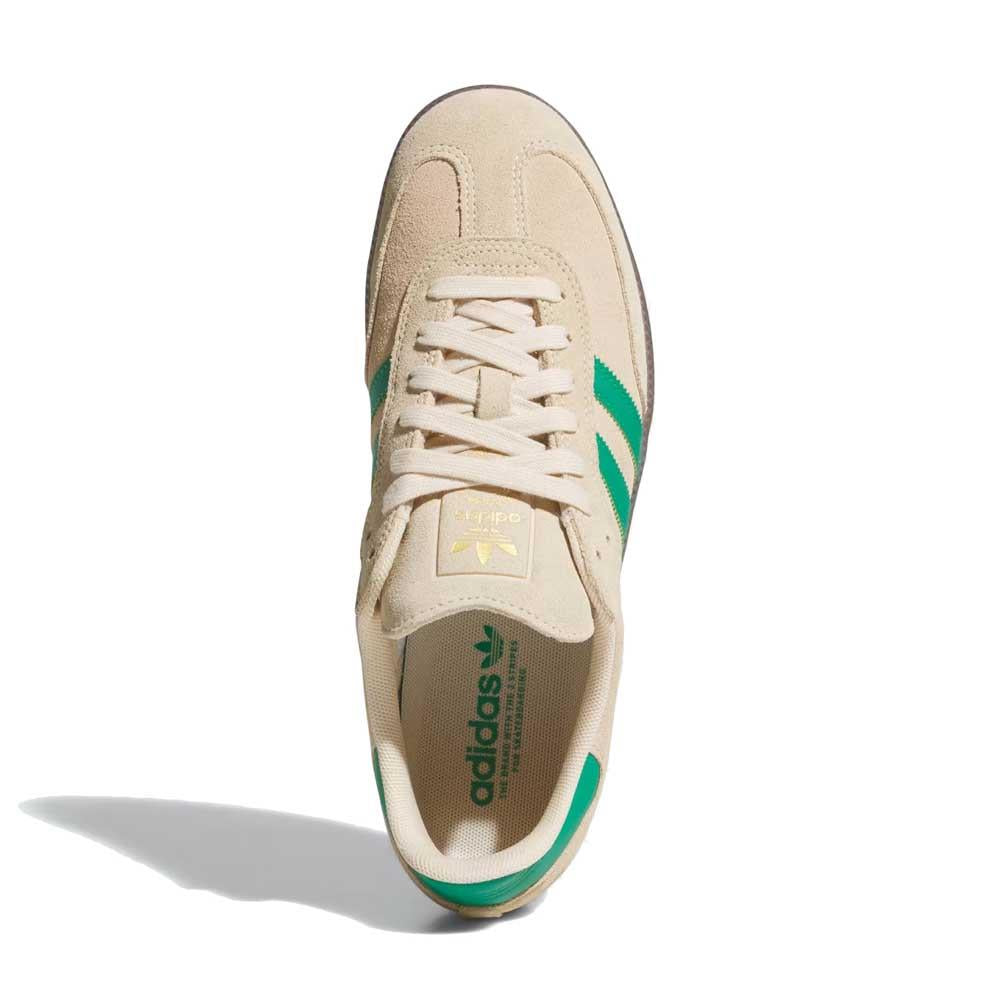 Adidas Skateboarding Samba ADV Skate Shoes Sand Strata Court Green Gum