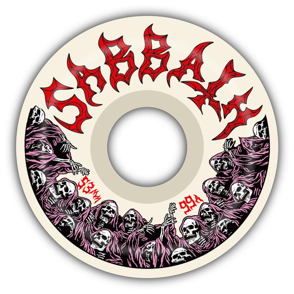 Sabbath Skateboard Wheels Rising Dead II 53mm Conical Devil's Formula Wheel 99a