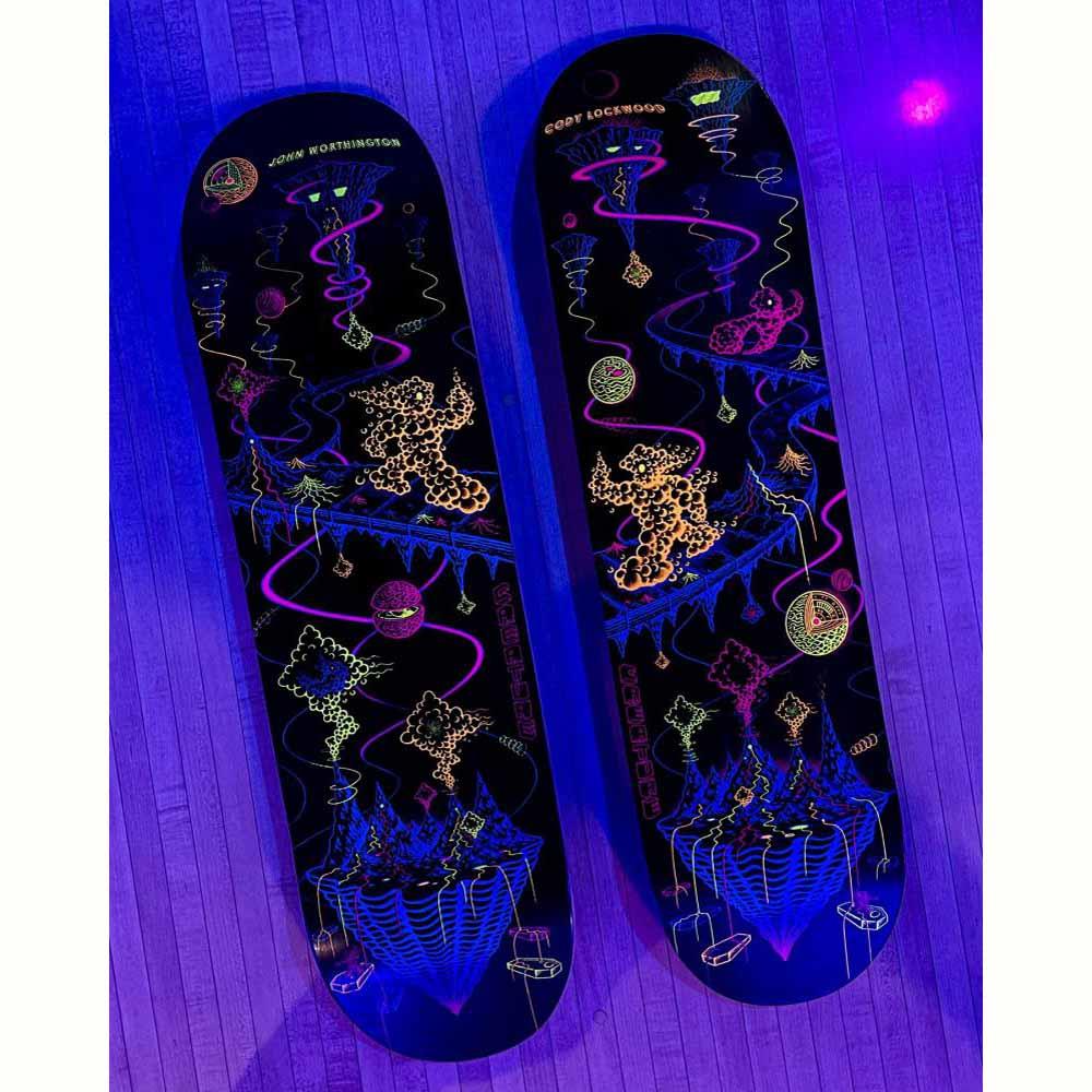 Creature Pro Skateboard Deck VX Worthington Xploration Black/Multi 8.6"