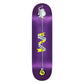 Krooked Skateboard Deck Cromer Unicycle Purple 8.38"