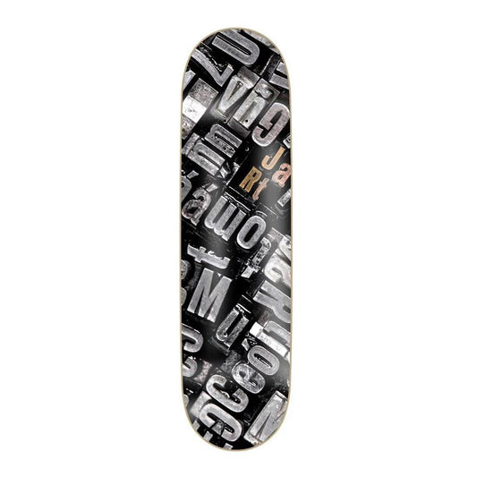 Jart Linottype Skateboard Deck 8.25"