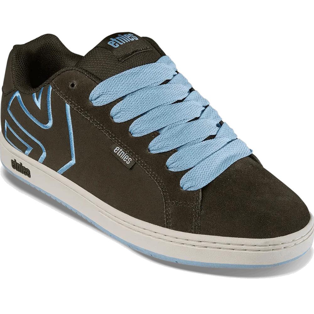 Etnies Fader Brown Blue Skate Shoes