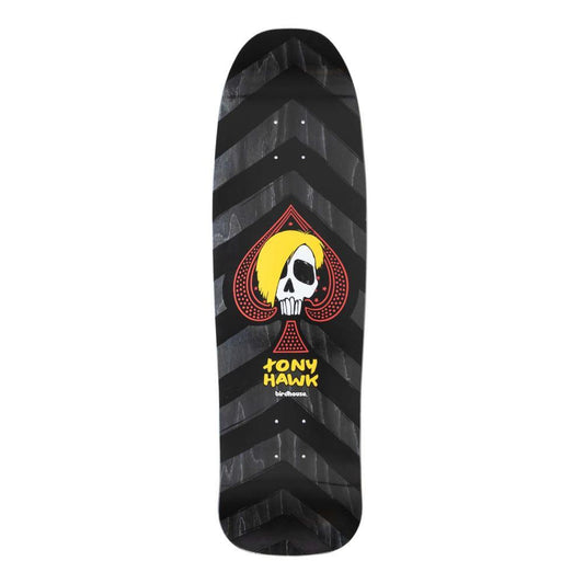 Birdhouse Old School Skateboard Deck Tony Hawk McSqueeb Black 9.375"