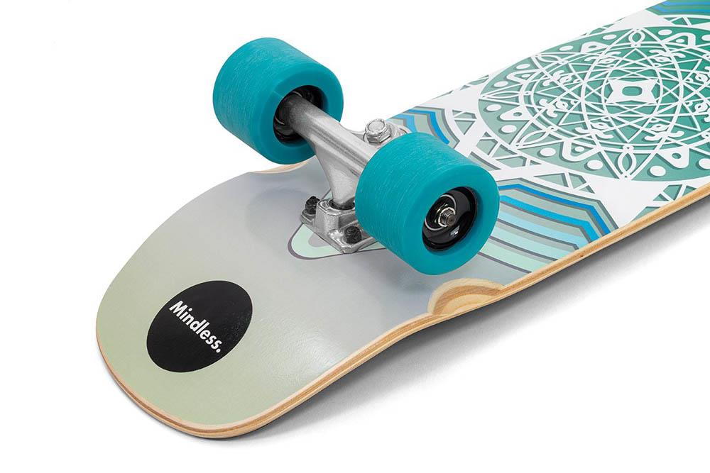 Mindless Drifter Complete Cruiser Skateboard Teal 28 x 8''