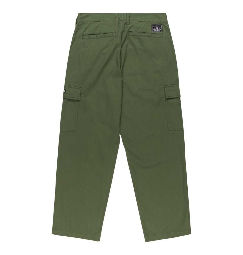 DC Shoe Co Worker Baggy Cargo Chino Pants Bronze Green