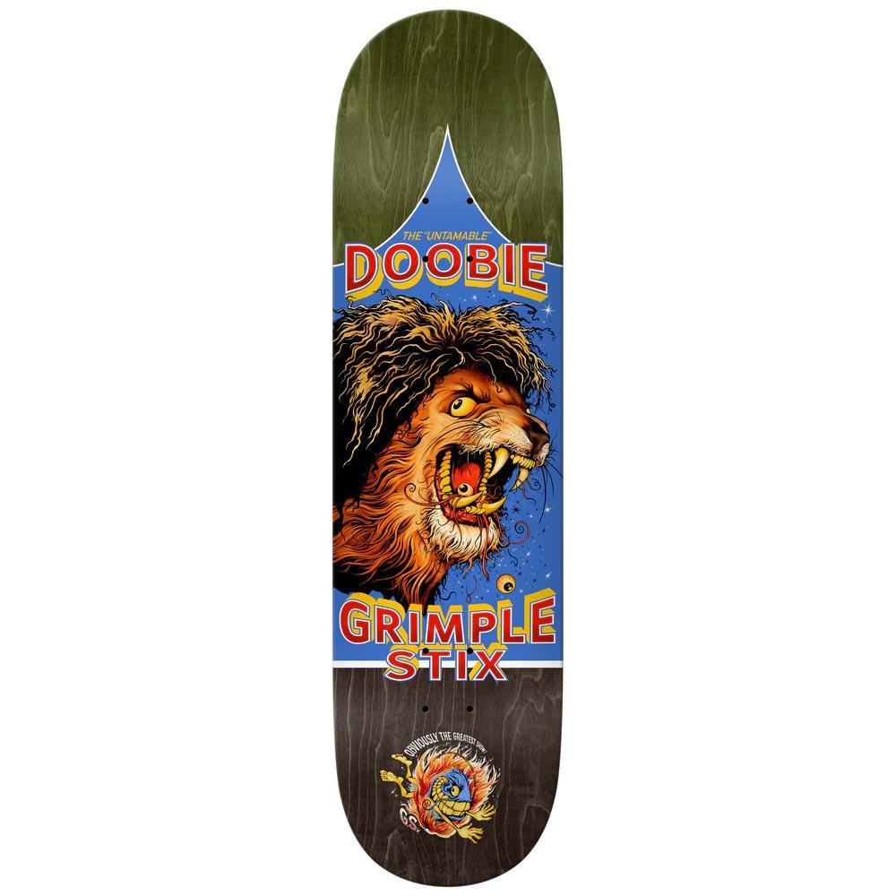 Anti Hero Doobie Grimple Obvious Greats Multi Skateboard Deck 8.5"