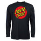 Santa Cruz Classic Dot Longsleeve T-Shirt Black
