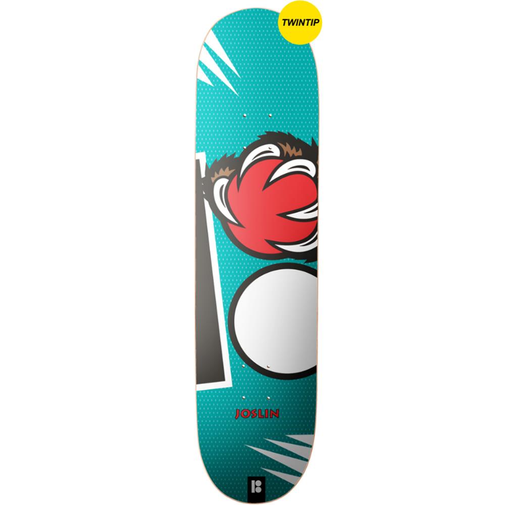Plan B Grizz Joslin Twin Tip Skateboard Deck 8.0"