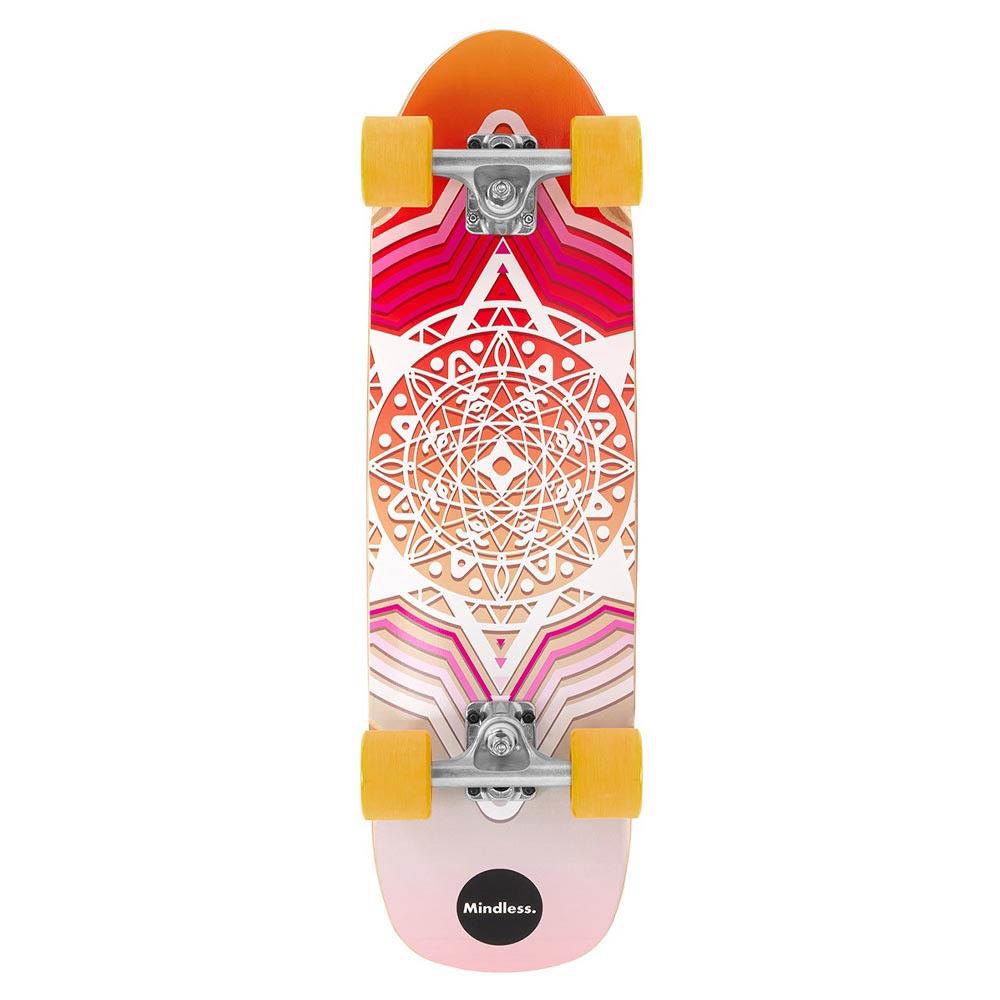 Mindless Drifter Complete Cruiser Skateboard Orange 28 x 8''