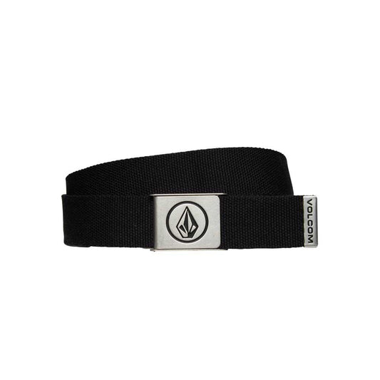 Volcom Circle Web Belt Black SS26