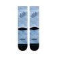 Stance Socks X Pokémon Blastoise AOP Crew Blue UK 7-11
