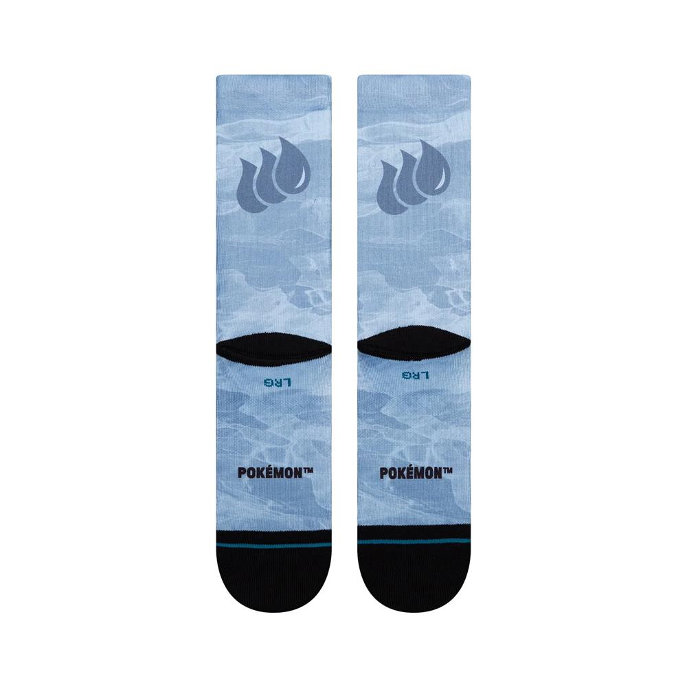 Stance Socks X Pokémon Blastoise AOP Crew Blue UK 7-11