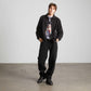 Huf 89 Twill Coaches Jacket Black White