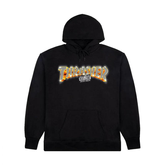 Thrasher Magazine Hooded Sweatshirt Explicit Black
