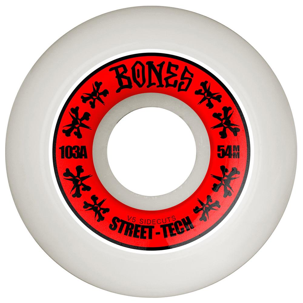 Bones Skateboard Wheels STF 54mm 103A V5 Sidecut SP26