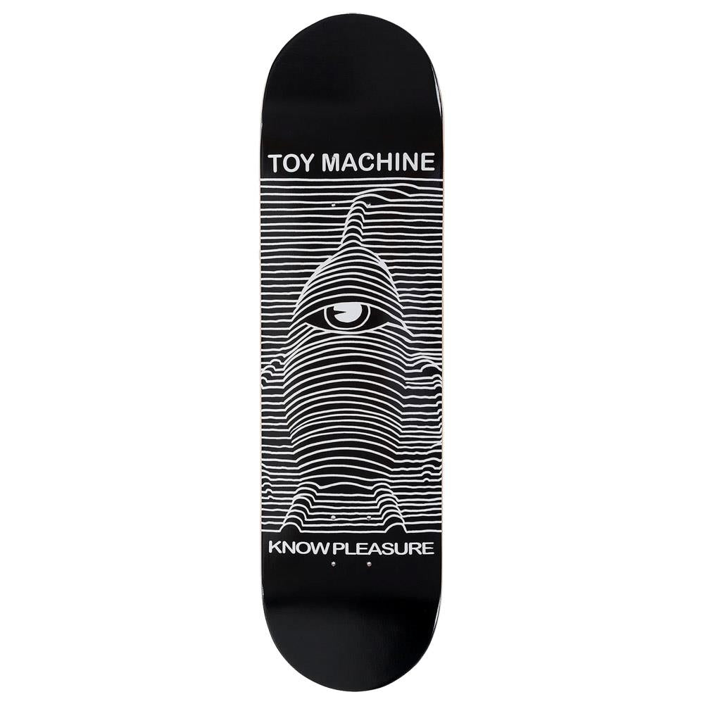Toy Machine Skateboards Toy Division Skateboard Deck Black White 8.5"