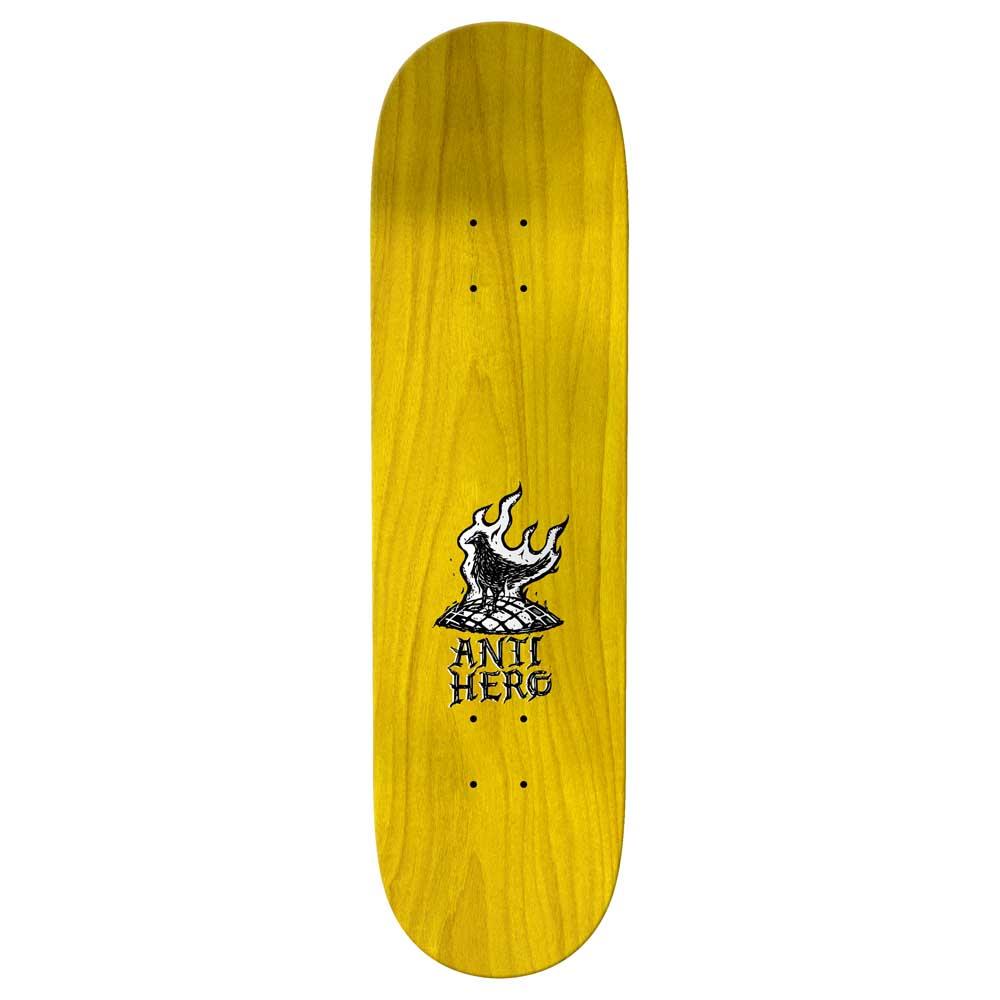 Anti Hero Skateboards Matthews Fireside Skateboard Deck Black 8.5"