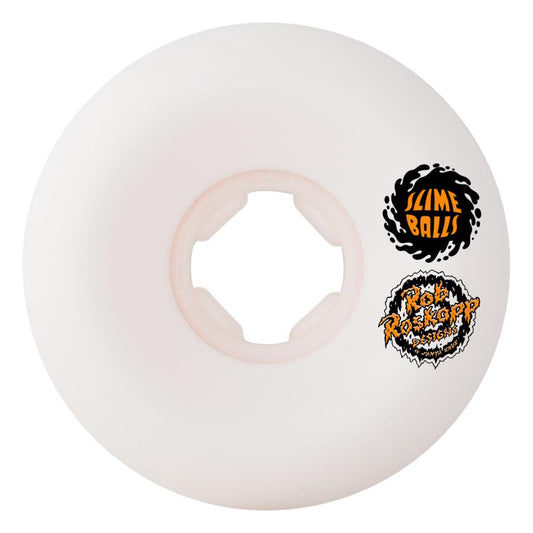 SlimeBalls Roskopp Face Two Reissue Skateboard Wheels 95a White 54mm
