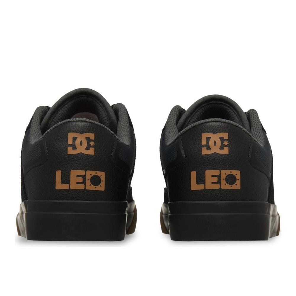 DC Shoe Co Metric VC Skate Shoes Black Gold