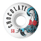 Chocolate Skateboards Scorpion Dice Staple Skateboard Wheels White 56mm 99A