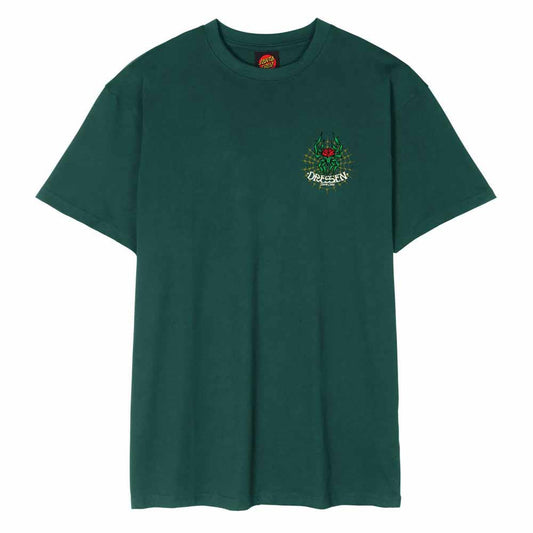 Santa Cruz T-Shirt Dressen Rose Cross 2 Rainforest