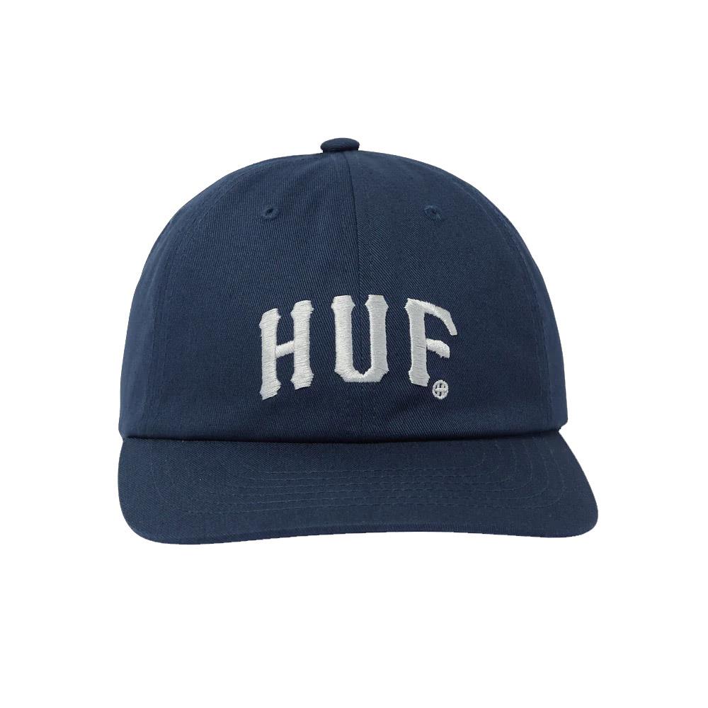 HUF Arch 6 Panel CV Snapback Navy