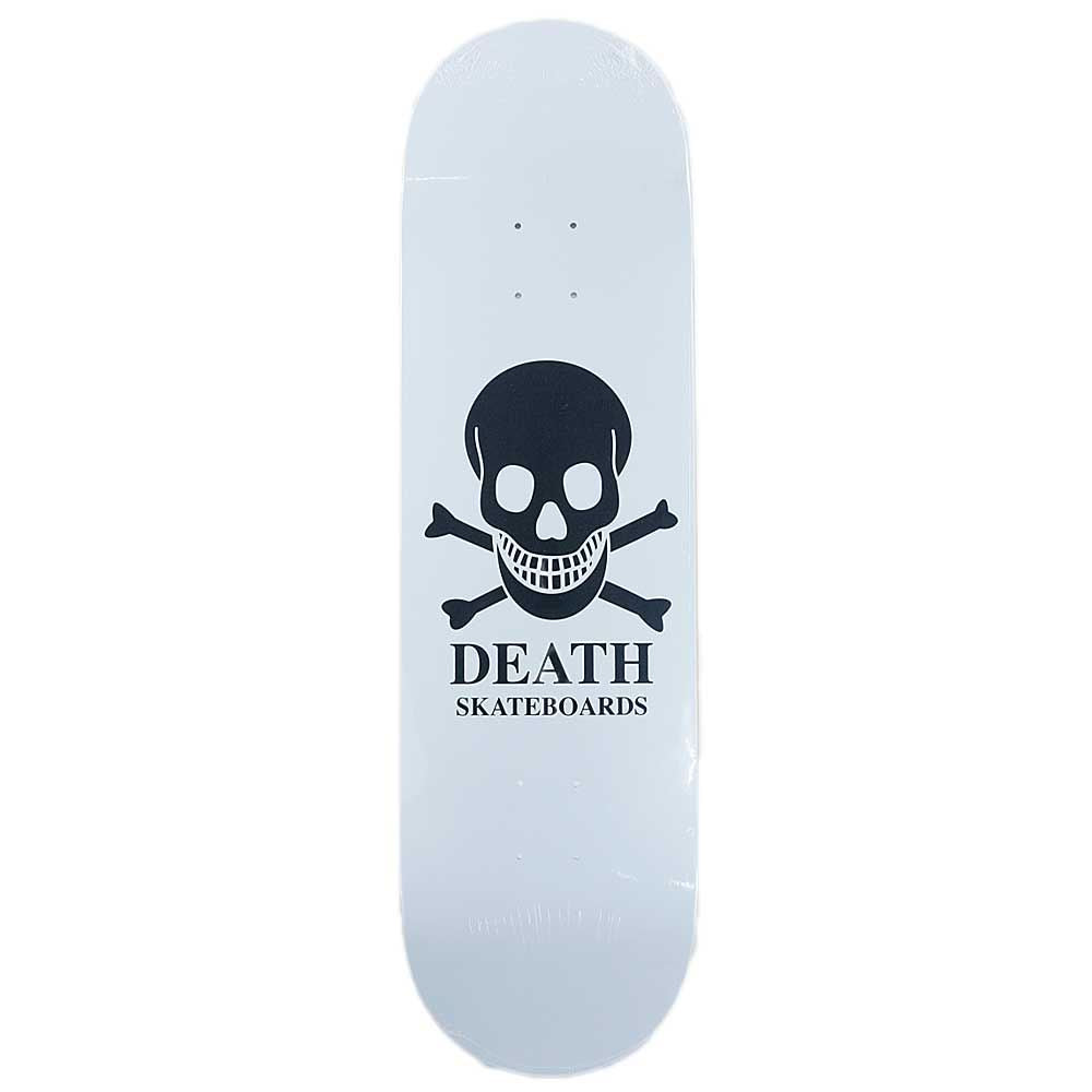 Death Skateboards OG White Skull Skateboard Deck 8.75"