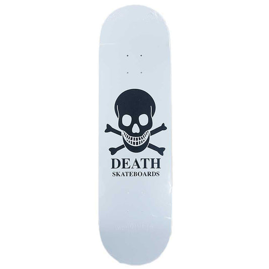 Death Skateboards OG White Skull Skateboard Deck 8.75"