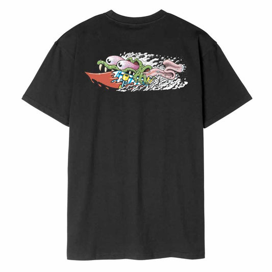 Santa Cruz T-Shirt Meek Concrete Slasher Black