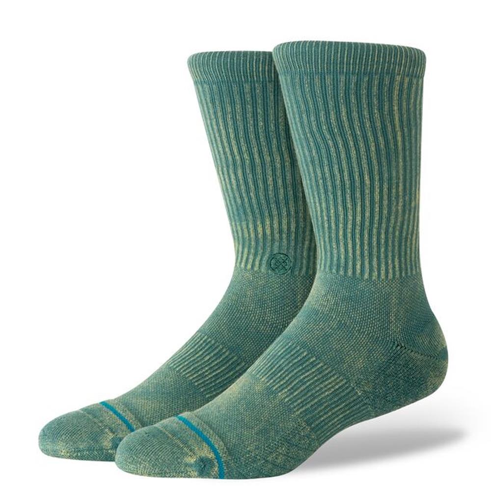 Stance Signature Wash Crew Socks Teal Large Uk7-11