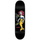 Krooked Dbx Team Mermaid Skateboard Deck Black 8.25"