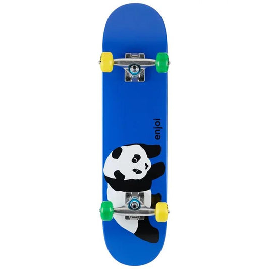 Enjoi Panda FP Soft Top Factory Complete Skateboard Blue 7''